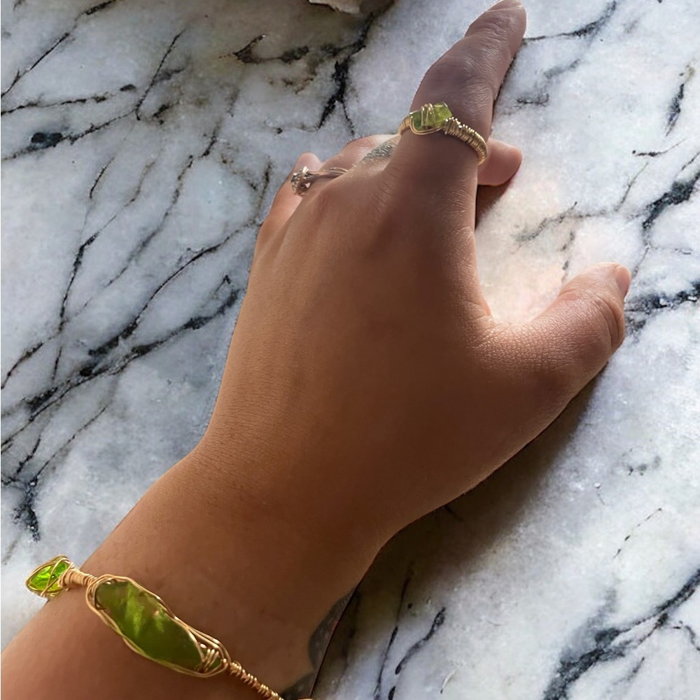 ✨SEA GLASS RING| CUSTOM MADE✨ - Picture 6 of 6